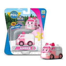 Robocar POLI Машинка коллекционная металлическая Робокар Эмбер DIE CAST