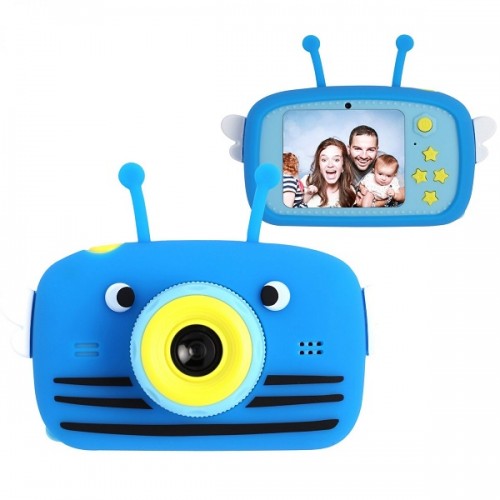 Фотоаппарат цифровой детский Bee Dual Lens Голубой XOKO