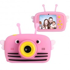 Фотоапарат цифровий дитячий Bee Dual Lens рожевий XOKO