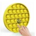 Pop It Антистресс игрушка Mono Circle Yellow Sibelly
