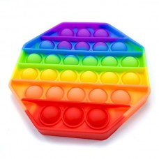 Pop It Антістрес іграшка Rainbow Octagon Sibelly 