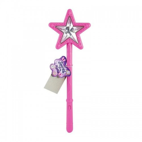 Волшебная палочка со световым и звуковым эффектом розового цвета